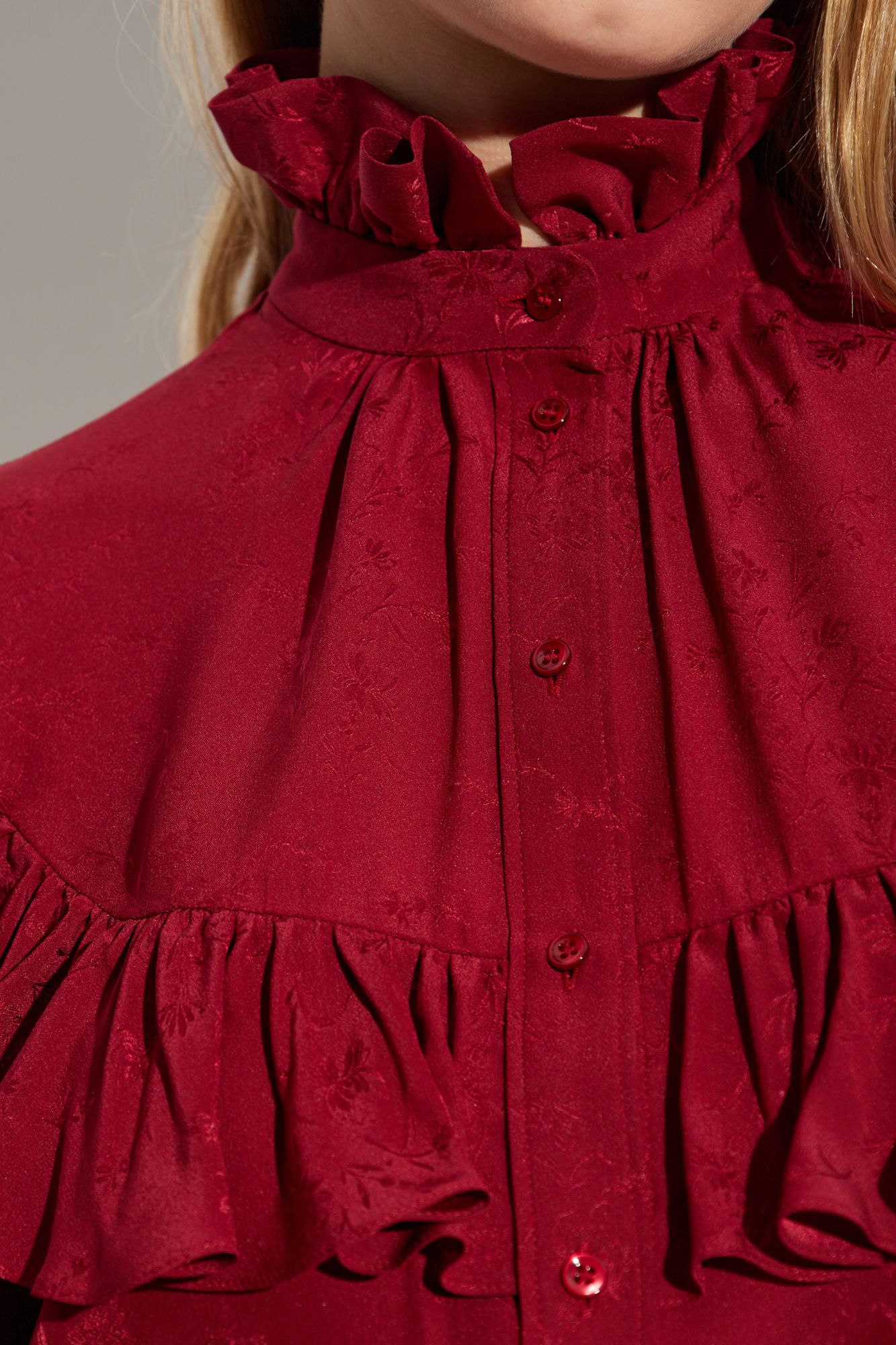 Saint Laurent Shirt with floral motif | Women's Clothing